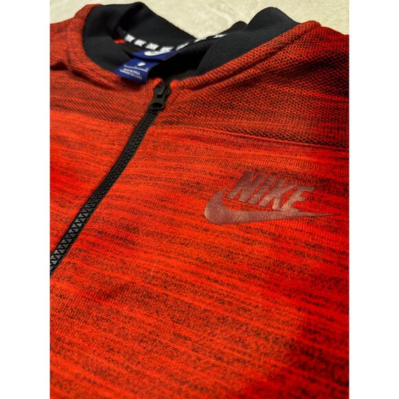 Nike Vintage Tech Knit Full Zip Jacket Team Rare
Red Black Size L - Picture 11 of 12